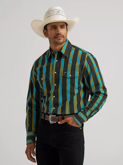 Wrangler Men's Vintage-Inspired Brushpopper Workshirt