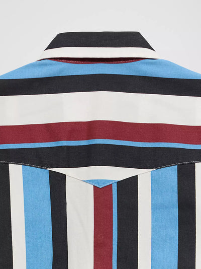 Wrangler Boy's Striped Brushpopper Western Shirt