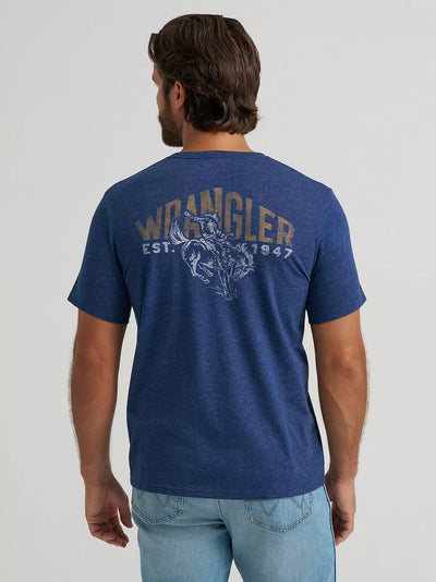 Wrangler Men's Back Rider Pocket Graphic T-Shirt