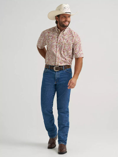 Wrangler Men's George Strait Paisley Shirt