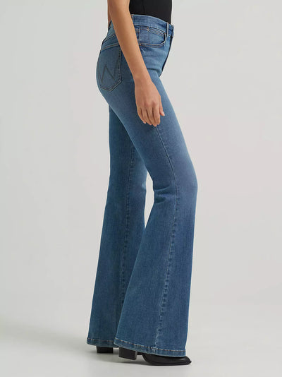 Wrangler Women's Bespoke High Rise Flare Jean