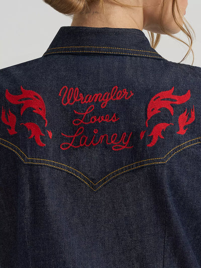 Wrangler X Lainey Wilson Embroidered Sleeveless Shirt