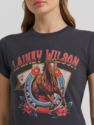 Wrangler X Lainey Wilson On Deck Shrunken Band Tee