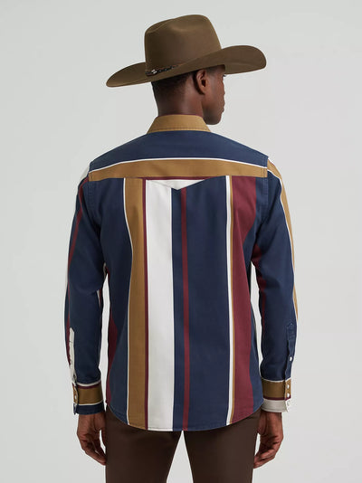 Wrangler Men's Vintage Inspired Brushpopper Workshirt
