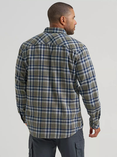 Wrangler Riggs Men's Workwear Flannel Foreman Work Shirt