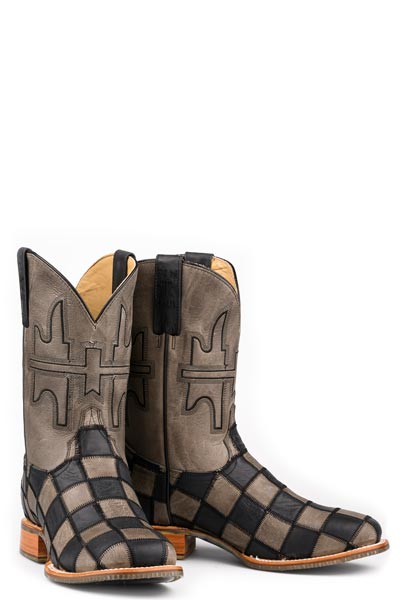 Tin Haul Men's Checkerboard Sole Western Boot