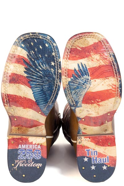 Roper Big Kid's USA 1776-2026 250 Years Freedom Sole Western Boot