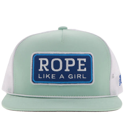 Hooey "Rope Like A Girl" Blue Patch Cap