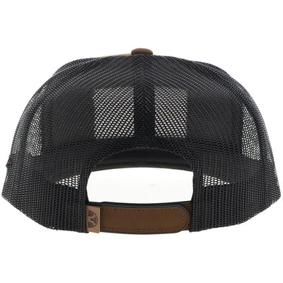 Hooey "Liberty Roper" Leather Patch Hat - Brn/Blk