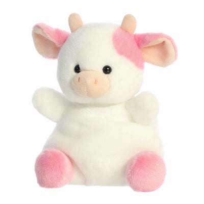 Aurora - Palm Pals - Belle Strawberry Cow Stuffed Animal