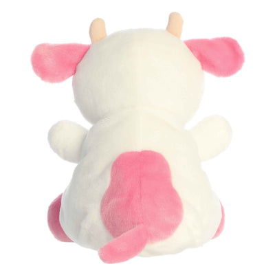 Aurora - Palm Pals - "Belle Strawberry Cow" Stuffed Animal
