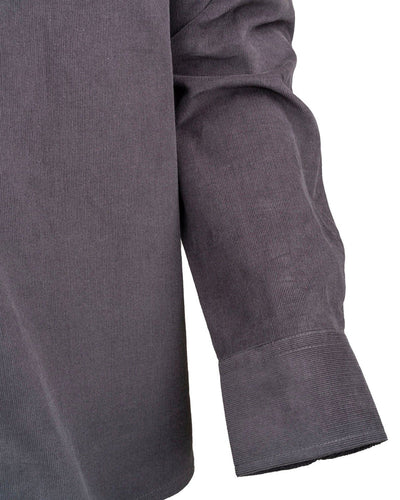 Outback Trading Men's Bryce Corduroy Shirt - Charcoal