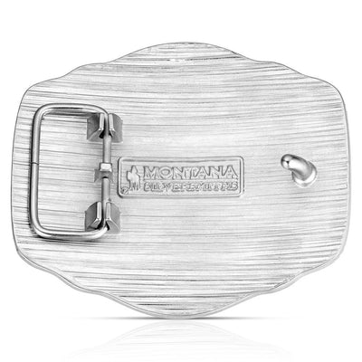 Montana Silversmith On the Range Longhorn Buckle