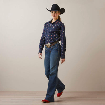Ariat Women's Wrinkle Resist Team Kirby Shirt