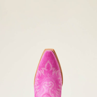 Ariat Dixon Pink Suede Western Boot