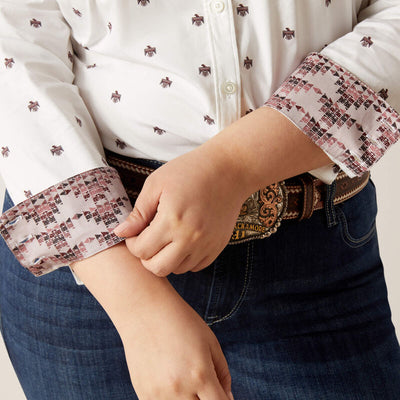 Ariat Women's Kirby Stretch Thunderbird Print Shirt