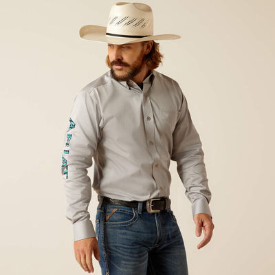 Ariat Men's Tea Logo Twill Fitted Shirt