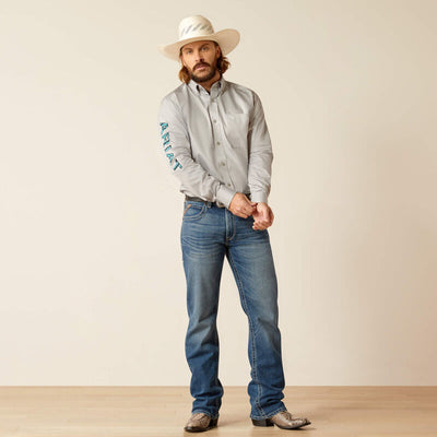 Ariat Men's Tea Logo Twill Fitted Shirt