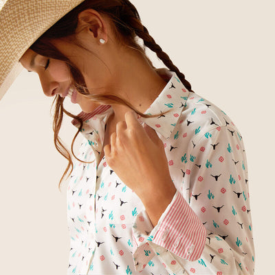 Ariat Women's Wrinkle Resist Team Kirby Shirt
