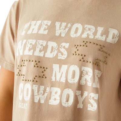 Ariat Women's "More Cowboys" Short Sleeve Tee