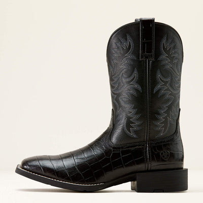 Ariat Men's Sport Latigo Wide Square Toe Cowboy Boot