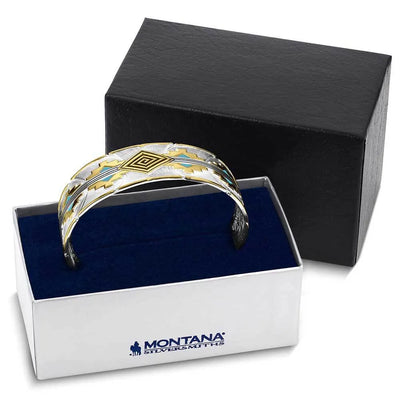 Montana Silversmiths Painted Sky Cuff Bracelet