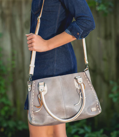 Bed Stu "Rockababy"  Icicle Rustic Nectar Lux Handbag