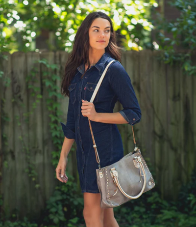 Bed Stu "Rockababy"  Icicle Rustic Nectar Lux Handbag