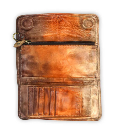 Bed Stu "Canton" Cafe Latte TD Small Wallet