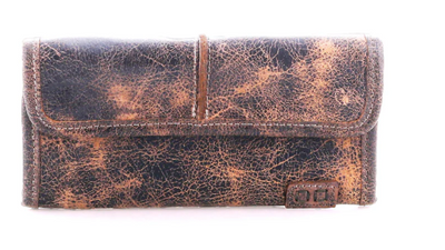 Bed Stu "Canton" Black Lux Small Wallet