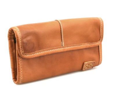 Bed Stu "Canton" Tan Rustic Small Wallet