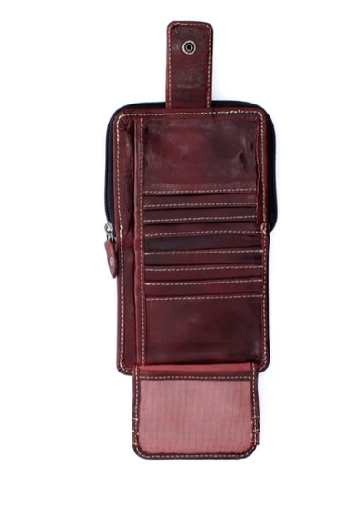 Bed Stu "Plus" Wallet - Cherry Laquer DD