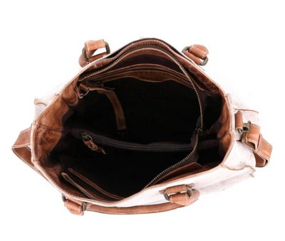 Bed Stu "Bruna" Tan Rustic Nectar Lux Handbag