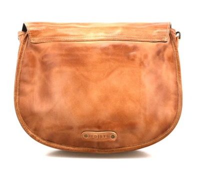 Bed Stu "Sequoia" Full Grain Leather Handbag - Tan Rustic