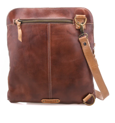 Bed Stu "Aiken" Teak Oats Rustic Handbag