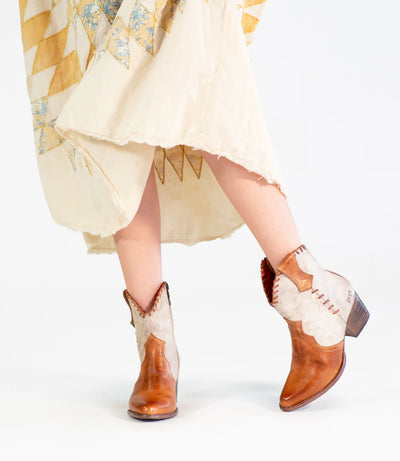 Bed Stu "Baila II" Two Tone Ankle Boot