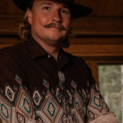 Montana Silversmiths Southwest Motif Bolo Tie