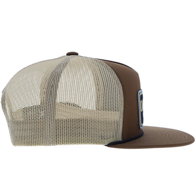 Hooey "Cactus Ropes" Texas Brown Cap