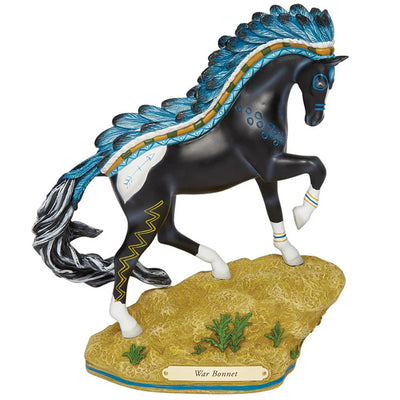 Enesco "War Bonnet" Trail of the Painted Ponies Figurine