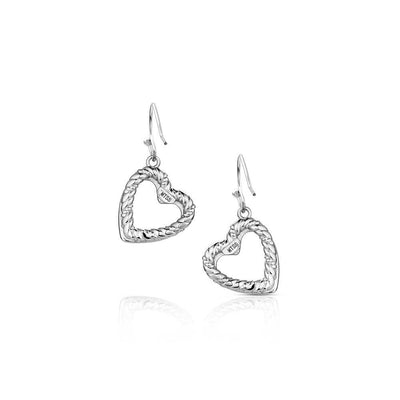 Montana Silversmith Roped In Love Heart Earrings