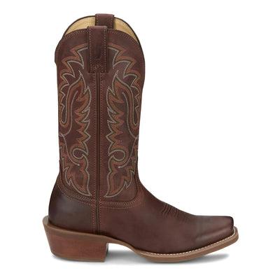 Justin Men's Cowboy Town Embroidered Western Boot