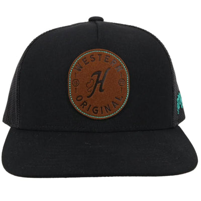 Hooey "Spur" Black Cap