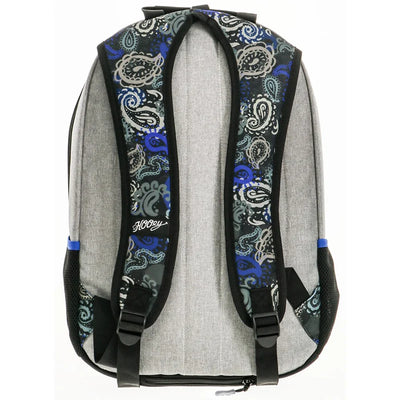Hooey "Rockstar" Grey/Black with Paisley Pattern Backpack