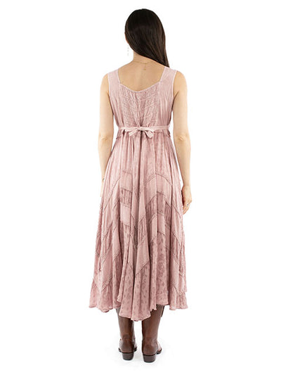 Scully Women's Sleeveless Lace-Up Front Dress - Dusty Pink