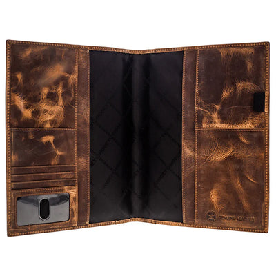 Hooey "Pecos" Leather Notebook Cover