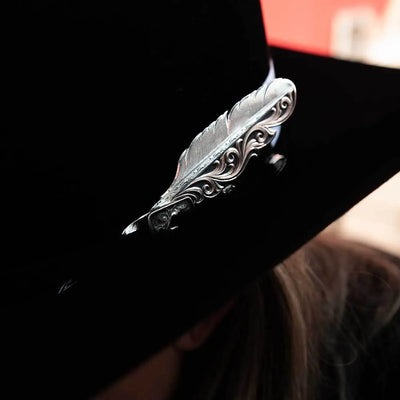 Montana Silversmith Alpine Night Feather Hat Pick
