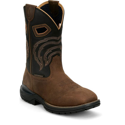 Justin Men's Slickline 11" Nano Comp Waterproof Work Boot