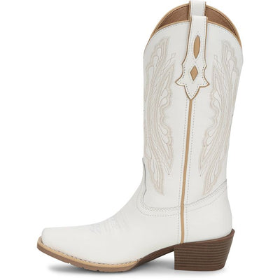 Justin Women's Rae Bright White Cowboy Boot