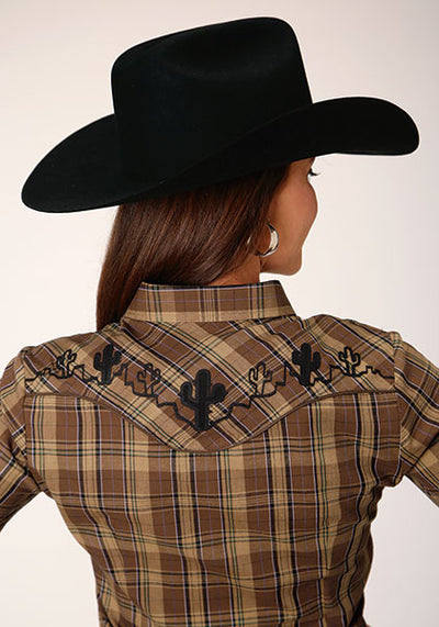 Roper Women's Plaid Fancy Yoke Shirt