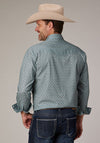 Roper Men's Silver Spring Foulard Shirt